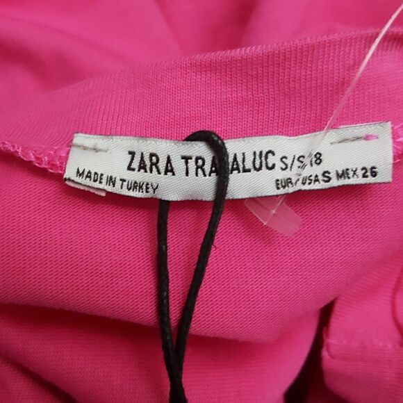 ZARA Draped Crossover Top Fully Loaded S NWT - Picture 8 of 9